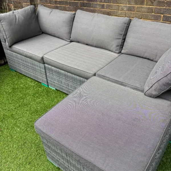 Large 4 piece modular outdoor garden sofa Rattan Warehouse