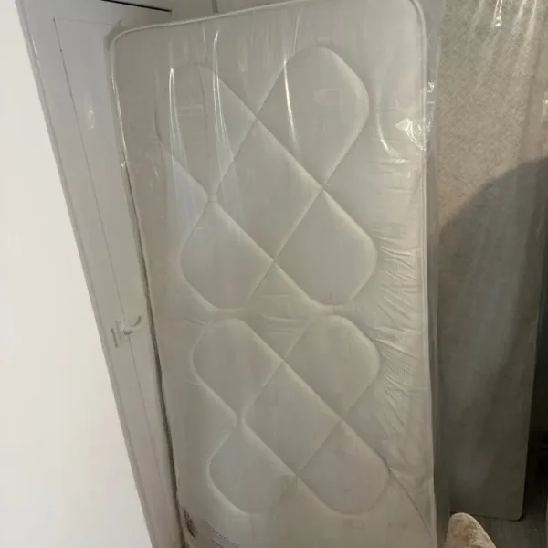 Brand new single bed and matress. Just moved house and it’s not needed.