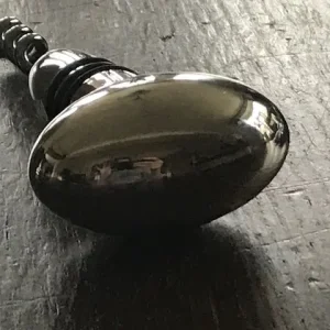 A Set Of Metal Bottle Stoppers, Silver Plated Corkscrew and Drip Ring - Image 6