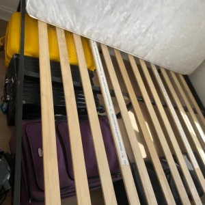 Cheap King size bed frame and mattress for sale - Image 3