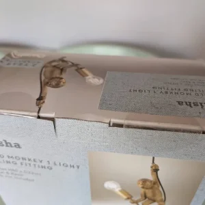Unopened monkey light fitting. - Image 3