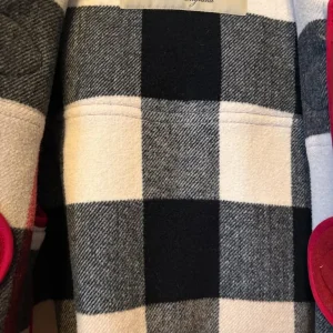 Red Burberry Wool hooded Coat - Image 8