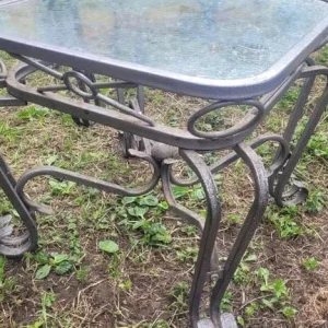 Ornate Vintage French light glass top 3 x Coffee Table