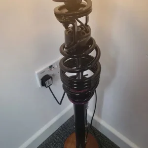 VW Golf MK6 Rear Stance Coil Over Fitted With A Vintage Lamp Mounted On A Mahogany Base - Image 6