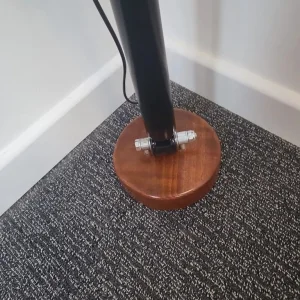 VW Golf MK6 Rear Stance Coil Over Fitted With A Vintage Lamp Mounted On A Mahogany Base - Image 7