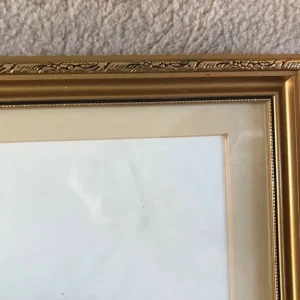 4 4 Large Vintage gold ornate picture frames - Image 6