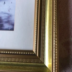 4 4 Large Vintage gold ornate picture frames - Image 7