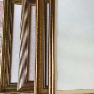 4 4 Large Vintage gold ornate picture frames