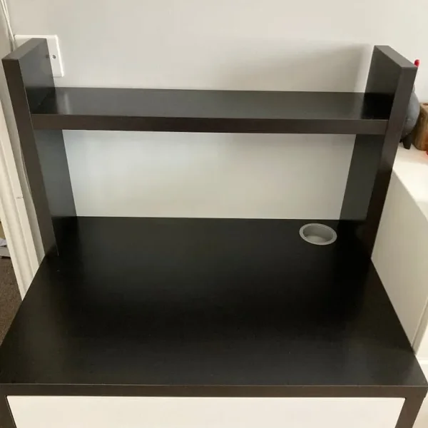 IKEA Micke Desk With Drawer Unit + Shelve 73x50cm - Home & Office Computer Work