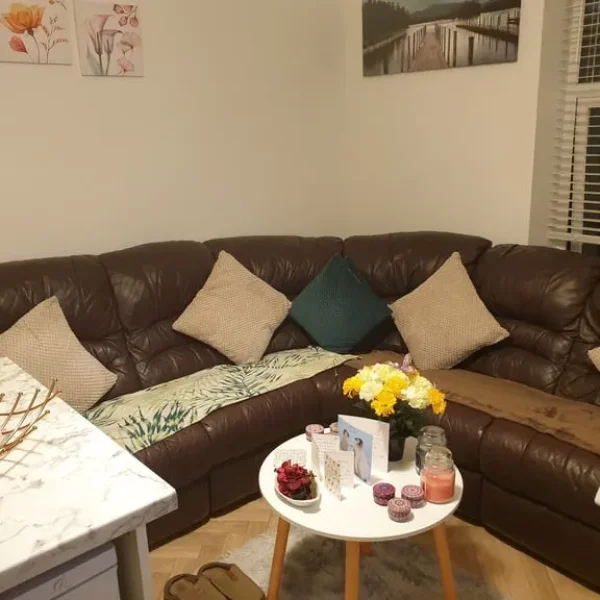 Large Leather Sofa