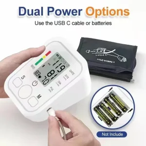 Digital Blood Pressure Monitor Upper Arm Portable Large Cuff Automatic Meter UK - Image 6