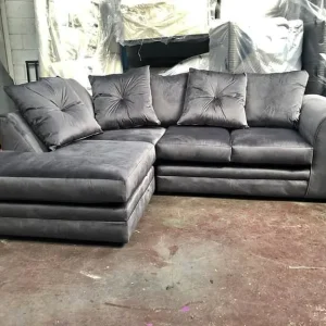 PLUSH VELVET DYLAN CORNER SOFAS ALSO 3+2 SOFA ETS✔️IN CASH ON DELIVERY - Image 4