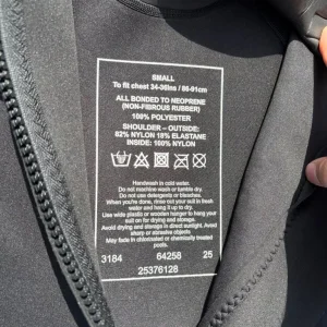 Kids Shorty Blue/Black Wetsuit Size Small 34-36in Chest - Image 3