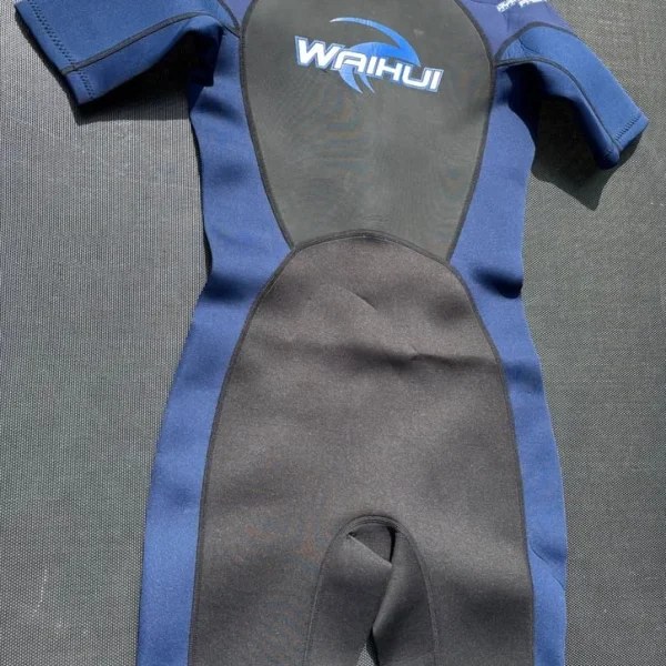 Kids Shorty Blue/Black Wetsuit Size Small 34-36in Chest
