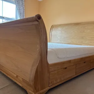 Super King Sleigh bed. - Image 4