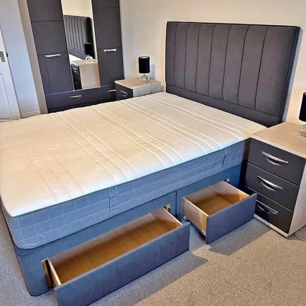 Brand New Double Divan Bed + Mattress – Pay on Delivery – Storage Option>>>