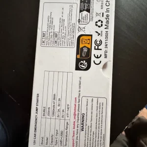 Jump starter, brand new 12800mAH - Image 2