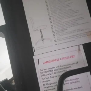 IKEA Office table and revolving chair - Image 5