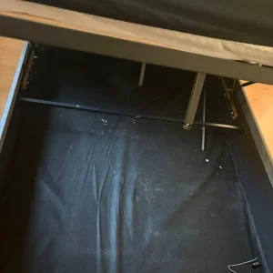 Grey Double Ottoman Bed - Image 5