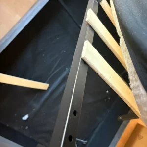 Grey Double Ottoman Bed - Image 6