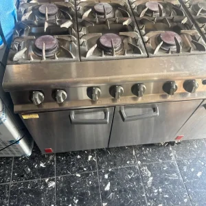 Gas cooker 6 and 4 burner with oven - Image 2