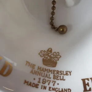 3 x Ornamental Bells. 2 x Bone China, 1 x Glass - Image 4