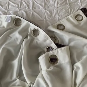 Julian Charles Soft Lilac Curtains 66” Drop x 72” Width - Image 5