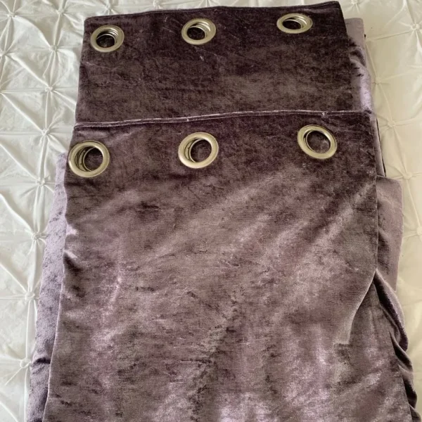 Julian Charles Soft Lilac Curtains 66” Drop x 72” Width