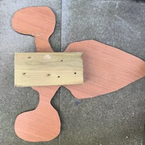 Solid Wood Christmas Novelty Over Fence Santa, elf, grinch, snowman, reindeer ornaments - Image 8