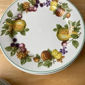 Royal Norfolk Fruit Design plate + bowl set - Image 2