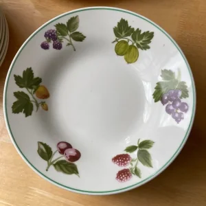 Royal Norfolk Fruit Design plate + bowl set - Image 3