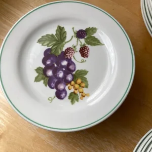 Royal Norfolk Fruit Design plate + bowl set - Image 4