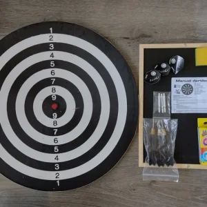 15 Inch Dart Board Set Double Sided Dartboard - Image 3
