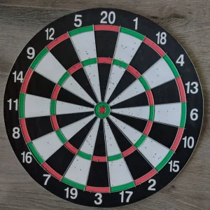 15 Inch Dart Board Set Double Sided Dartboard