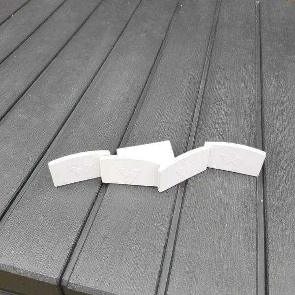 Wickes polycarbonate roof bar caps.
