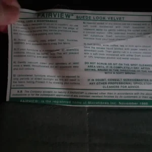 Green suede look Armchair - Image 4