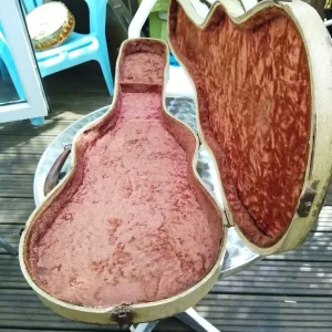 Vintage Solid Bodied Small Guitar or Instrument Case - Image 5