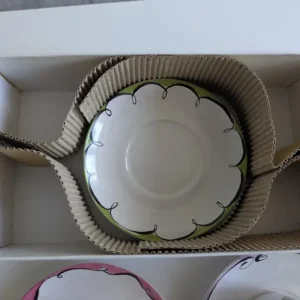 Espresso Coffee Set Of 4 Cups And Saucers By Rosanna.Hanti Shoes - Image 2