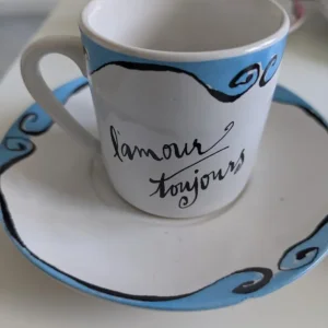 Espresso Coffee Set Of 4 Cups And Saucers By Rosanna.Hanti Shoes - Image 5