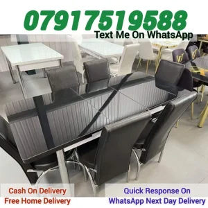 Dining table and chair for sale - Extendable Dining set COD - Image 2