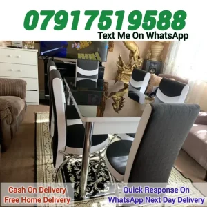 Dining table and chair for sale - Extendable Dining set COD - Image 4