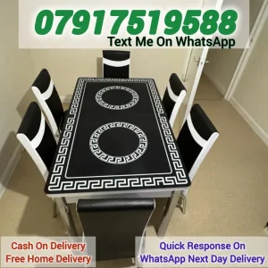 Dining table and chair for sale - Extendable Dining set COD - Image 5