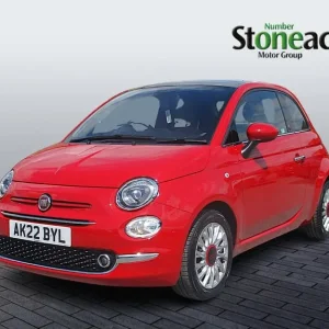 2022 Fiat 500 1.0 Mild Hybrid Red 3dr Hatchback - Image 3