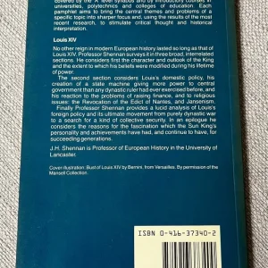 Louis XIV (Lancaster Pamphlets) – Paperback 1 May 1986 First Edition - Image 2