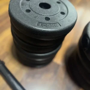 Opti Vinyl Dumbbell and Barbell Set - Image 3