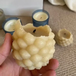 Set of candles and candle holders - Image 3