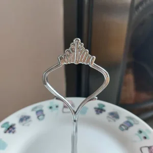 Two Tier Ceramic Cake Stand - Image 4