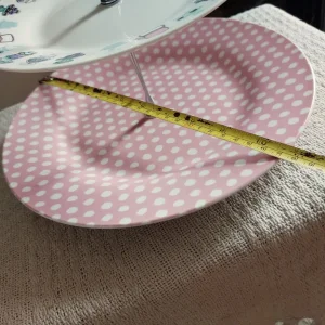 Two Tier Ceramic Cake Stand - Image 7
