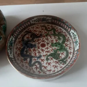 Antique Japanese kutani figure - Image 2