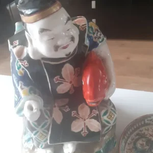 Antique Japanese kutani figure - Image 3